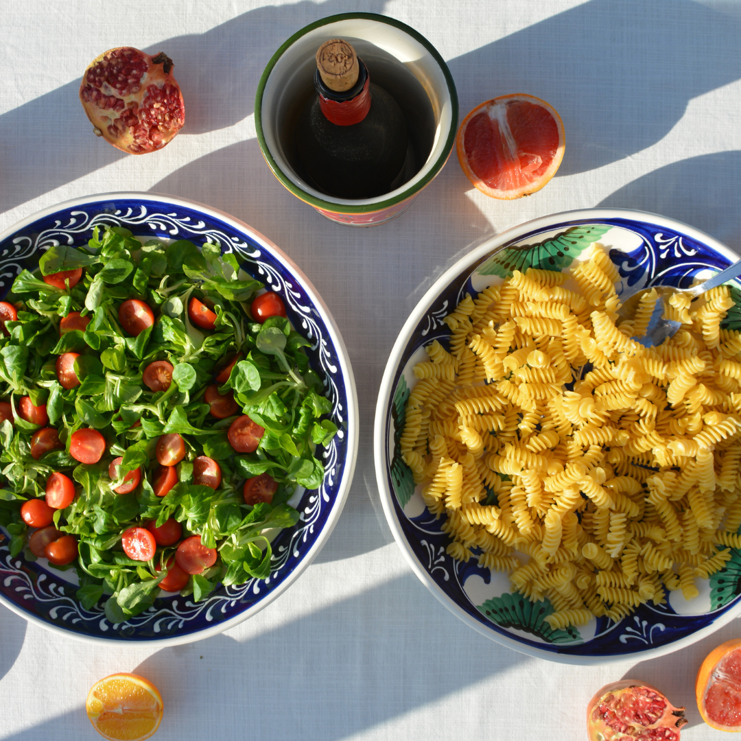 Serveerschaal - Flor Azul