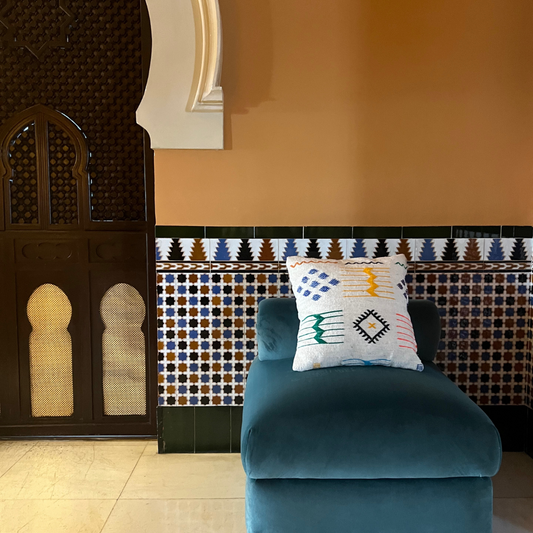 Marokkaanse kussensloop - Kleur