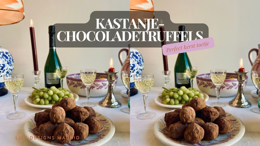 Kastanje-chocoladetruffels voor de kerst!